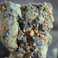 Minerales de la provincia de Alicante. Cuarzo azul