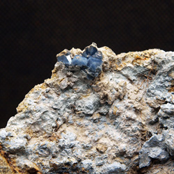 Minerales de la provincia de Alicante. Cuarzo azul