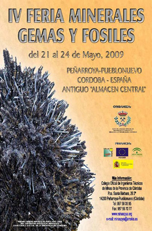 Federación Española de Mineralogía. Carteles antiguos de ferias y eventos