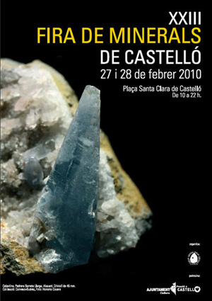 Federación Española de Mineralogía. Carteles antiguos de ferias y eventos