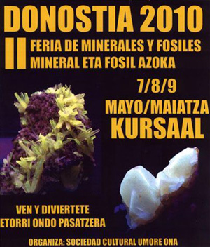 Federación Española de Mineralogía. Carteles antiguos de ferias y eventos