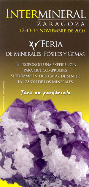 Federación Española de Mineralogía. Carteles antiguos de ferias y eventos