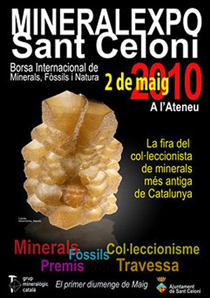 Federación Española de Mineralogía. Carteles antiguos de ferias y eventos