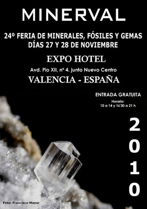 Federación Española de Mineralogía. Carteles antiguos de ferias y eventos