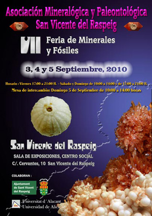 Federación Española de Mineralogía. Carteles antiguos de ferias y eventos