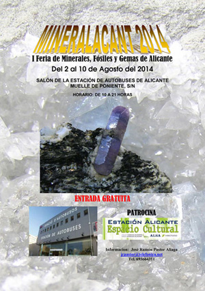 Federación Española de Mineralogía. Carteles antiguos de ferias y eventos