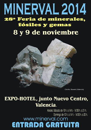 Federación Española de Mineralogía. Carteles antiguos de ferias y eventos