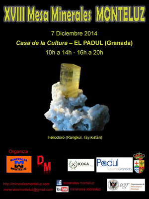 Federación Española de Mineralogía. Carteles antiguos de ferias y eventos