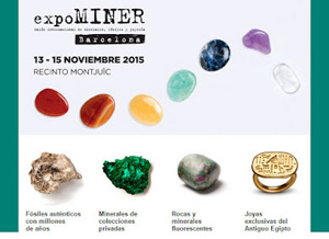 Federación Española de Mineralogía. Carteles antiguos de ferias y eventos