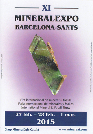 Federación Española de Mineralogía. Carteles antiguos de ferias y eventos