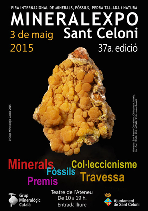 Federación Española de Mineralogía. Carteles antiguos de ferias y eventos