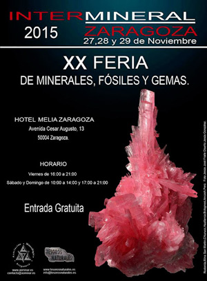 Federación Española de Mineralogía. Carteles antiguos de ferias y eventos