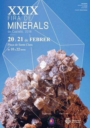 Federación Española de Mineralogía. Carteles antiguos de ferias y eventos