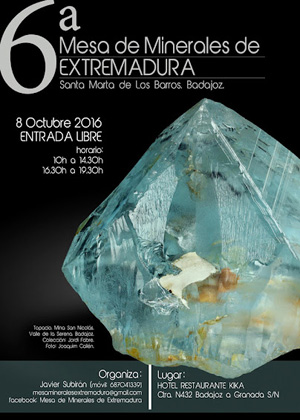 Federación Española de Mineralogía. Carteles antiguos de ferias y eventos