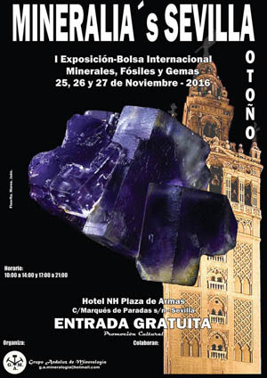 Federación Española de Mineralogía. Carteles antiguos de ferias y eventos