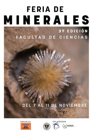 Federación Española de Mineralogía. Carteles antiguos de ferias y eventos