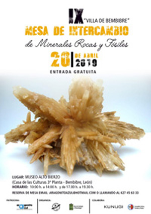 Federación Española de Mineralogía. Carteles antiguos de ferias y eventos