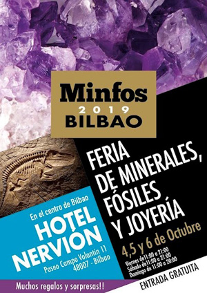 Federación Española de Mineralogía. Carteles antiguos de ferias y eventos