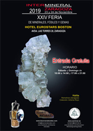 Federación Española de Mineralogía. Carteles antiguos de ferias y eventos