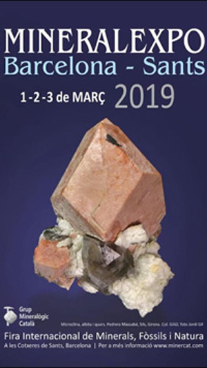 Federación Española de Mineralogía. Carteles antiguos de ferias y eventos