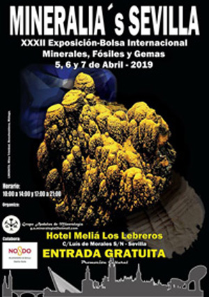 Federación Española de Mineralogía. Carteles antiguos de ferias y eventos