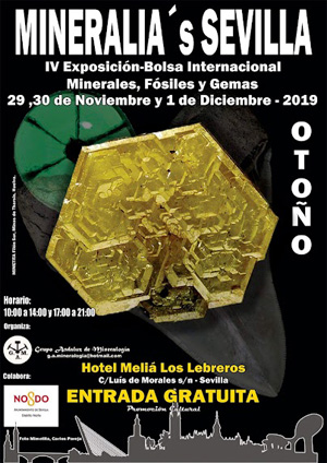 Federación Española de Mineralogía. Carteles antiguos de ferias y eventos