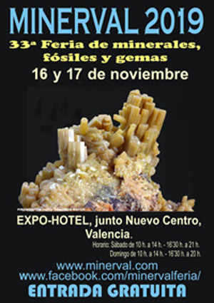 Federación Española de Mineralogía. Carteles antiguos de ferias y eventos