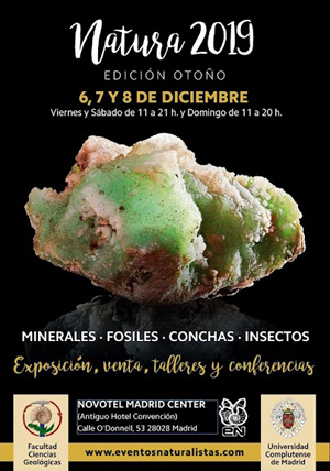 Federación Española de Mineralogía. Carteles antiguos de ferias y eventos