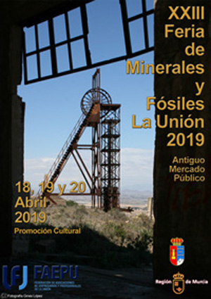 Federación Española de Mineralogía. Carteles antiguos de ferias y eventos