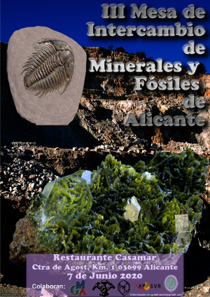 Grupo Mineralógico de Alicante. Carteles antiguos de ferias y eventos