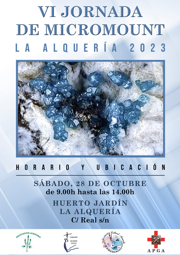 Grupo Mineraloógico de Alicant. Carteles antiguos de ferias y eventos