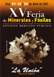 GMA. XV Feria de Minerales y Fósiles de la Unión