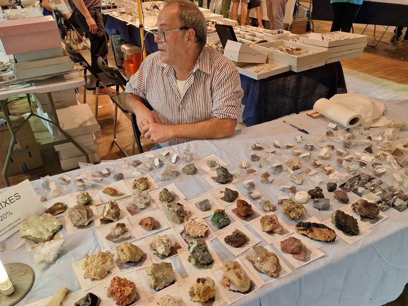 Stand de Bass Fósiles Crabs. San Celoni 2022