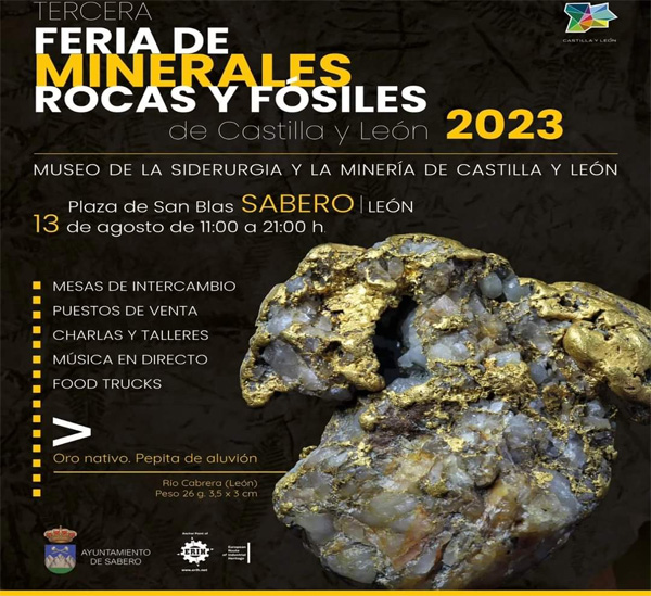 Feria de Minerales, Rocas y Fósiles de Sabero 2023