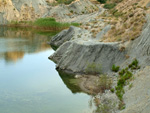 Grupo Mineralógico de Alicante.Canteras de arcilla situadas en la Zona del Pla, junto a la siera de los Tajos. Agost. Alicante 