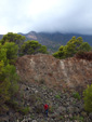 Grupo Mineralógico de Alicante. Explotacion de Ofitas. Sierra de Olta. Calpe.. Alicante