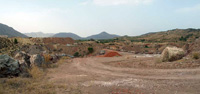 Explotaciones de arcilla en Macisvenda. Murcia