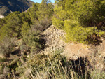 Grupo Mineralógico de Alicante. Explotación de Porfidos. Sierra de Oltra. Calpe. Alicante  