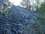 Grupo Mineralógico de Alicante. Explotación de Porfidos. Sierra de Oltra. Calpe. Alicante  