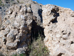 Grupo Mineralógico de Alicante. Antiguas explotaciones de yeso en el Verdegas. Alicante   