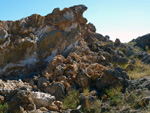 Grupo Mineralógico de Alicante.Antiguas explotaciones de yeso en el Verdegas. Alicante   