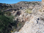 Grupo Mineralógico de Alicante.Antiguas explotaciones de yeso en el Verdegas. Alicante   