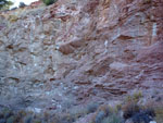 Grupo Mineralógico de Alicante. Explotación de Yeso. Cabezo de la Panadesa. Castalla. Alicante  