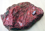 Grupo Mineralógico de Alicante. Cuarzo Hematoideo. Paraje Piedra Negra. Jijona Alicante.  