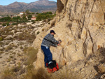 Grupo Mineralógico de Alicante. Cantera Casablanca. San Vicente del Raspeig. Alicante  