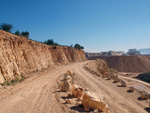 Grupo Mineralógico de Alicante. Explotación de Áridos. Enguera. Comarca Canal de Navarres. Valencia   