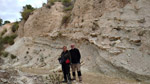 Grupo Mineralógico de Alicante. Afloramiento de Marcasitasa en el Alcavo. Agost. Alicante  