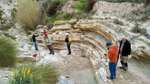 Grupo Mineralógico de Alicante. Afloramiento de Marcasitasa en el Alcavo. Agost. Alicante  