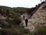 Grupo Mineralógico de Alicante. Afloramiento de Marcasitasa en el Alcavo. Agost. Alicante  