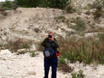 Grupo Mineralógico de Alicante. Afloramiento de Marcasitasa en el Alcavo. Agost. Alicante  